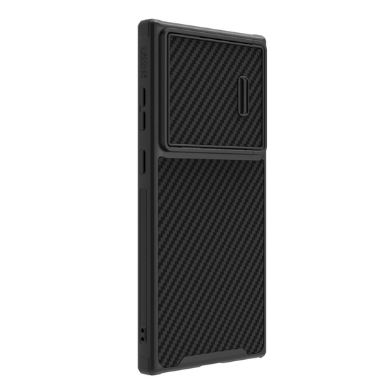 Etui NILLKIN do Samsung Galaxy S23 Ultra, CamShield Carbon Case, Black