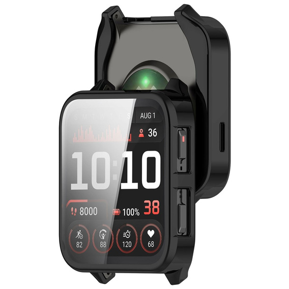 2w1 Etui z Osłoną na ekran do Garmin Venu X1, Czarne