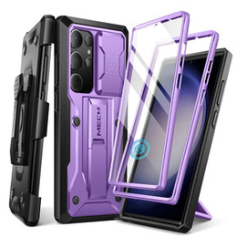 Etui do Samsung Galaxy S24 Ultra, Tongate MECH Series Clip, fioletowe