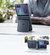 Etui pancerne do Samsung Galaxy Z Flip7 5G, Dexnor, niebieskie
