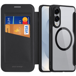 Etui Dux Ducis do Samsung Galaxy S25 Edge, Skin X Pro, MagSafe, czarne