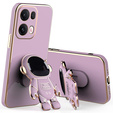 Etui do Oppo Reno 13 Pro, Astronaut, fioletowe