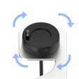 Aluminiowa Stacja Dokująca z kablem USB do zegarków Garmin, Szara