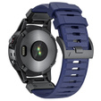 Pasek Silikonowy QuickFit do Garmin Fenix 26mm, Granatowy