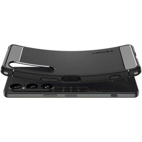 Etui Spigen Case do Sony Xperia 1 VI, Rugged Armor, Matowe czarne