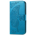 Etui z klapką do Xiaomi 14T Pro, Butterfly, niebieskie