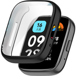 2w1 Etui z Osłoną na ekran do Xiaomi Redmi Watch 3 Active, Czarne