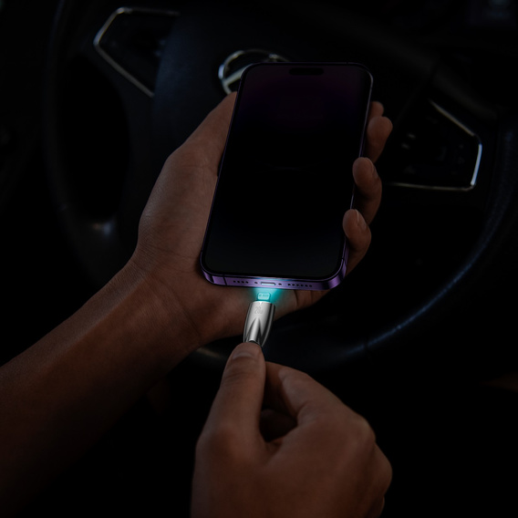 Baseus Glimmer – kabel USB‑C do Lightning 20 W 2 m - czarny