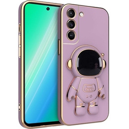 Etui do Samsung Galaxy S22, Astronaut, fioletowe