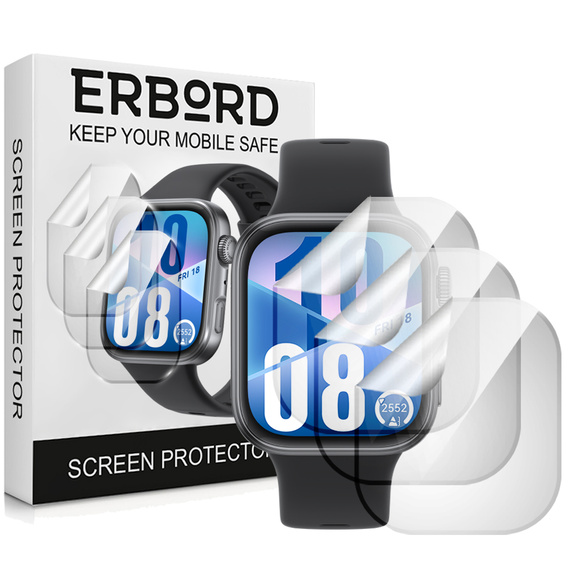 3x Folia Hydrożelowa ERBORD do Huawei Watch Fit 4