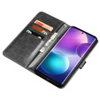 Etui z klapką do Infinix Zero Ultra, IDEWEI Wallet, czarne