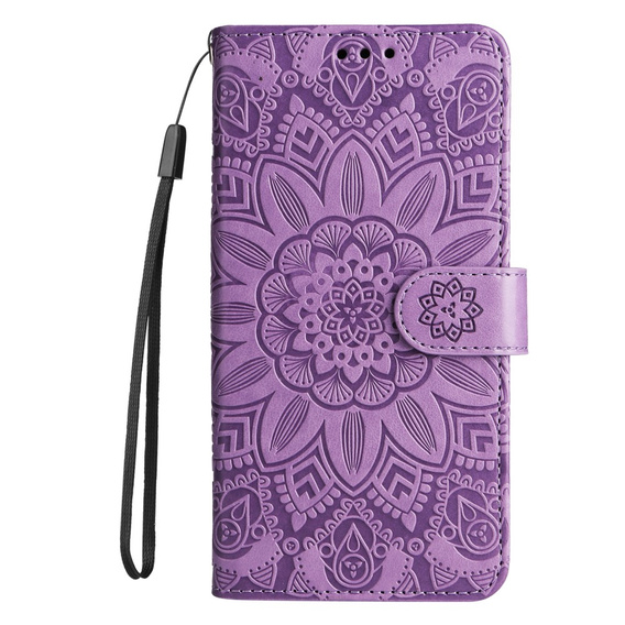 Etui do Realme C53 4G, Kwiaty, fioletowe