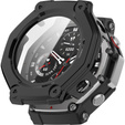 2w1 Etui + Szkło hartowane do Amazfit T-Rex 3, czarne