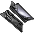 Etui do Samsung Galaxy Z Fold5 5G, Kickstand, z podstawką i ochroną ekranu, czarne