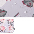 Etui na Laptopa 13" z Nadrukiem Różanym - Szare