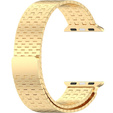 Stalowa Bransoleta do Apple Watch 1/2/3/4/5/6/7/8/9/10/11/SE Ultra 1/2/3 42/44/45/46/49mm, Złota