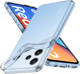 Etui cienkie do Xiaomi Redmi 12 4G, Slim, przezroczyste
