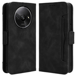 Etui z klapką do Xiaomi Redmi A3, Card Slot, czarne