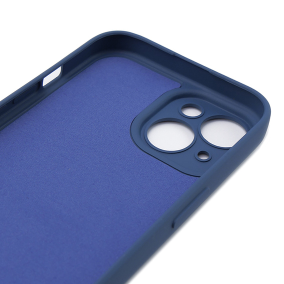 Etui do iPhone 15 Plus, Silicone Lite, granatowe