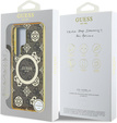 Etui GUESS do Samsung Galaxy S25 Ultra, Magnetic IML Peony, brązowe
