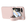 Etui Wristband Kickstand do Samsung Galaxy Z Flip7 FE / Z Flip6, Różowe