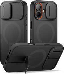 Etui do iPhone 17, Suritch Shockproof, do MagSafe – czarne