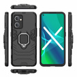 Etui do Oppo Reno7 5G, Kickstand Ring, czarne