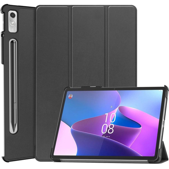 Etui do Lenovo Tab P11 Pro Gen 2 TB132FU TB132XU 11.2", Trójdzielne z miejscem na rysik, Czarne