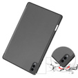 Etui do Samsung Galaxy Tab S11 Ultra, Smartcase z miejscem na rysik, szare