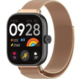 Pasek Bransoleta Milanese do Xiaomi Redmi Watch 4 / Xiaomi Smart Band 8 Pro / Xiaomi Smart Band 9 Pro, Różowa Rose Gold