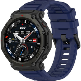 Pasek Silikonowy do Amazfit T-Rex 3 Pro, granatowy
