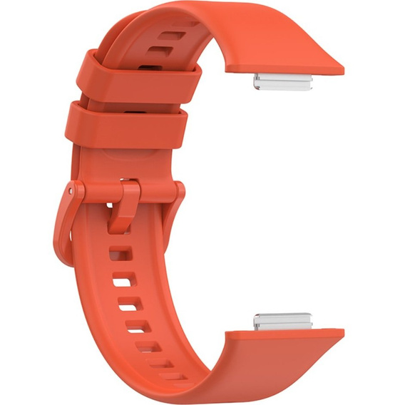 Pasek Silikonowy do Huawei Watch Fit 2, Pomarańczowy