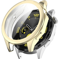 2w1 Etui z Osłoną na ekran do Huawei Watch GT 4 46mm, Złote