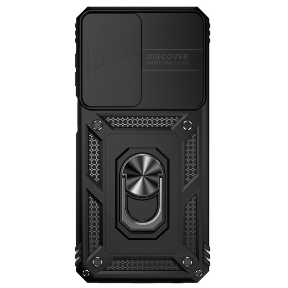 Zestaw Etui pancerne do Samsung Galaxy M33 5G, CamShield Slide, czarne + szkło