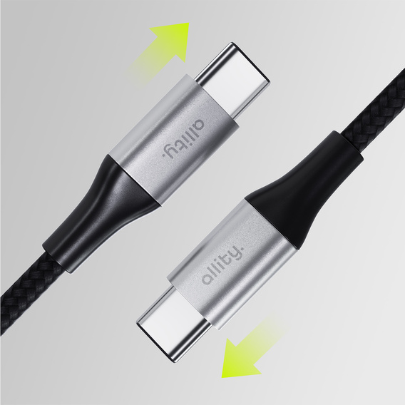 Allity AUC-01 – Kabel USB-C 100W 2m - czarny
