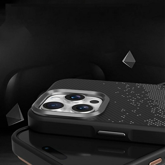 Etui do iPhone 15 Pro, Milky Way, szare