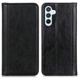 Etui do Samsung Galaxy A56 5G, Wallet Litchi Leather, czarne