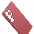 Etui do Samsung Galaxy S24 Ultra, Silicone Lite, czerwone