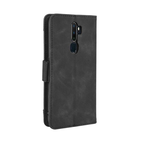 Etui z klapką do Oppo A9 2020/A5 2020, Card Slot, czarne