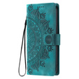 Etui portfelowe z motywem kwiatowym do Motorola Moto G56 5G – Zielone