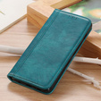 Etui do Sony Xperia 10 V, Wallet Litchi Leather, zielone