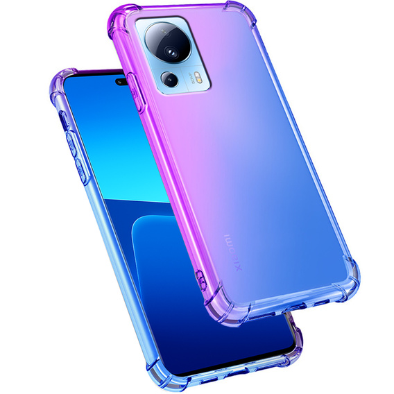 Etui Gradient Dropproof do Xiaomi 13 Lite, Fioletowe / niebieskie