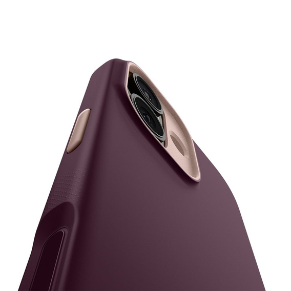 Etui Spigen do iPhone 17, Nano Pop Mag MagSafe, Burgundy Bean