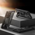 Etui do Samsung Galaxy S25 Ultra, Tongate MECH Series, Klips do paska, czarne
