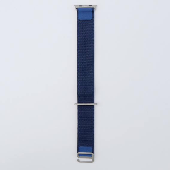 Pasek Nylonowy do Apple Watch 1/2/3/4/5/6/7/8/9/10/11/SE Ultra 1/2/3 42/44/45/46/49mm, Granatowy
