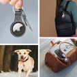 Etui do AirTag, Dux Ducis, wsuwka, brelok do kluczy, 4 sztuki