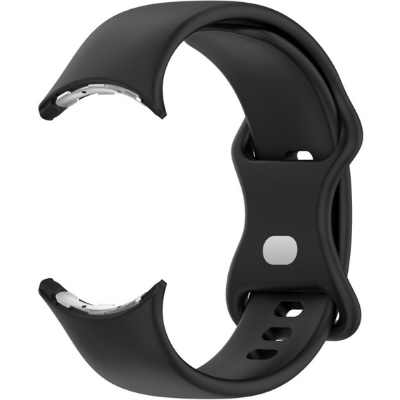 Pasek Silikonowy do Google Pixel Watch 1 / 2 / 3 41mm, Czarny