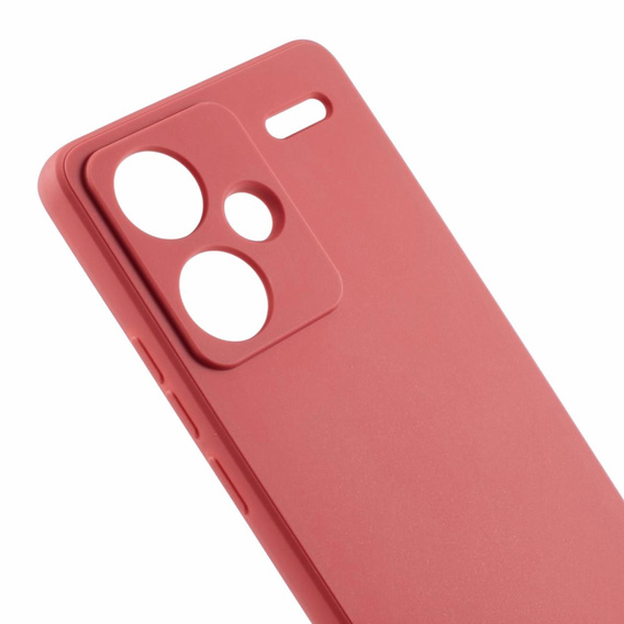 Etui do Xiaomi Redmi Note 13 Pro+, Silicone Lite, czerwone