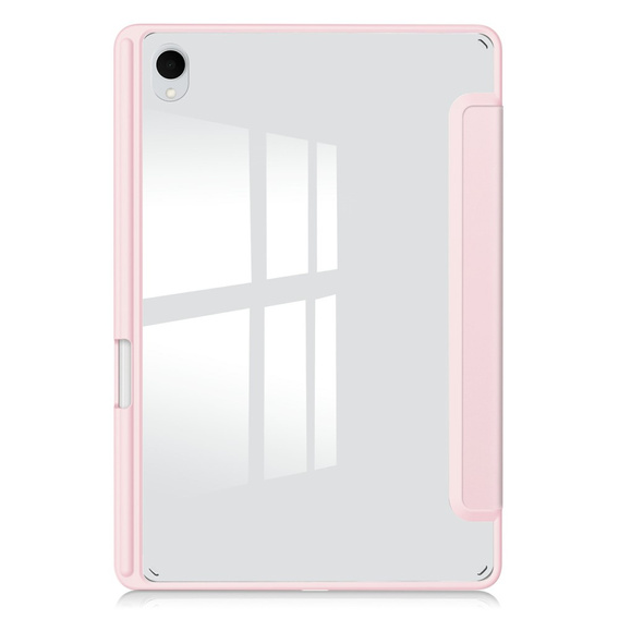Etui do Samsung Galaxy Tab S11, Smartcase Hybrid, z miejscem na rysik, różowe