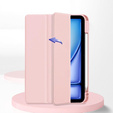 Etui do iPad Air 13" 2025/2024 (7/6 gen.), Smartcase Hybrid, z miejscem na rysik, różowe